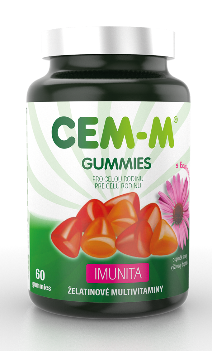 CEM-M_GUMMIES_60tbl Silná imunita, zdravé srdce a lepšia pamäť