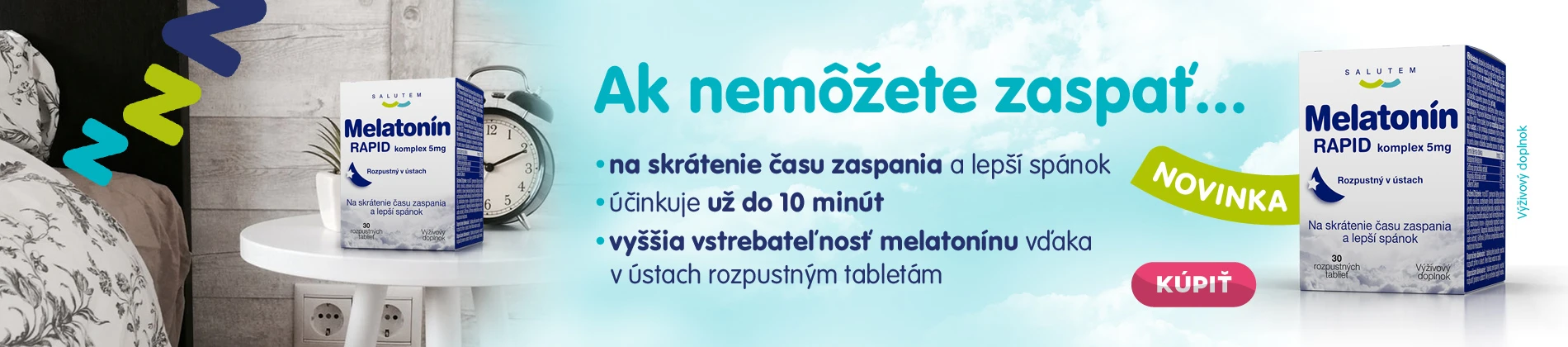 Keď nemôžete zaspať