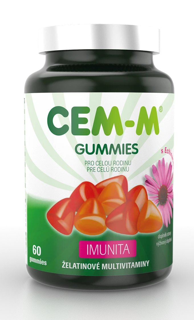 CEM-M_GUMMIES_60tbl Silná imunita, zdravé srdce a lepšia pamäť