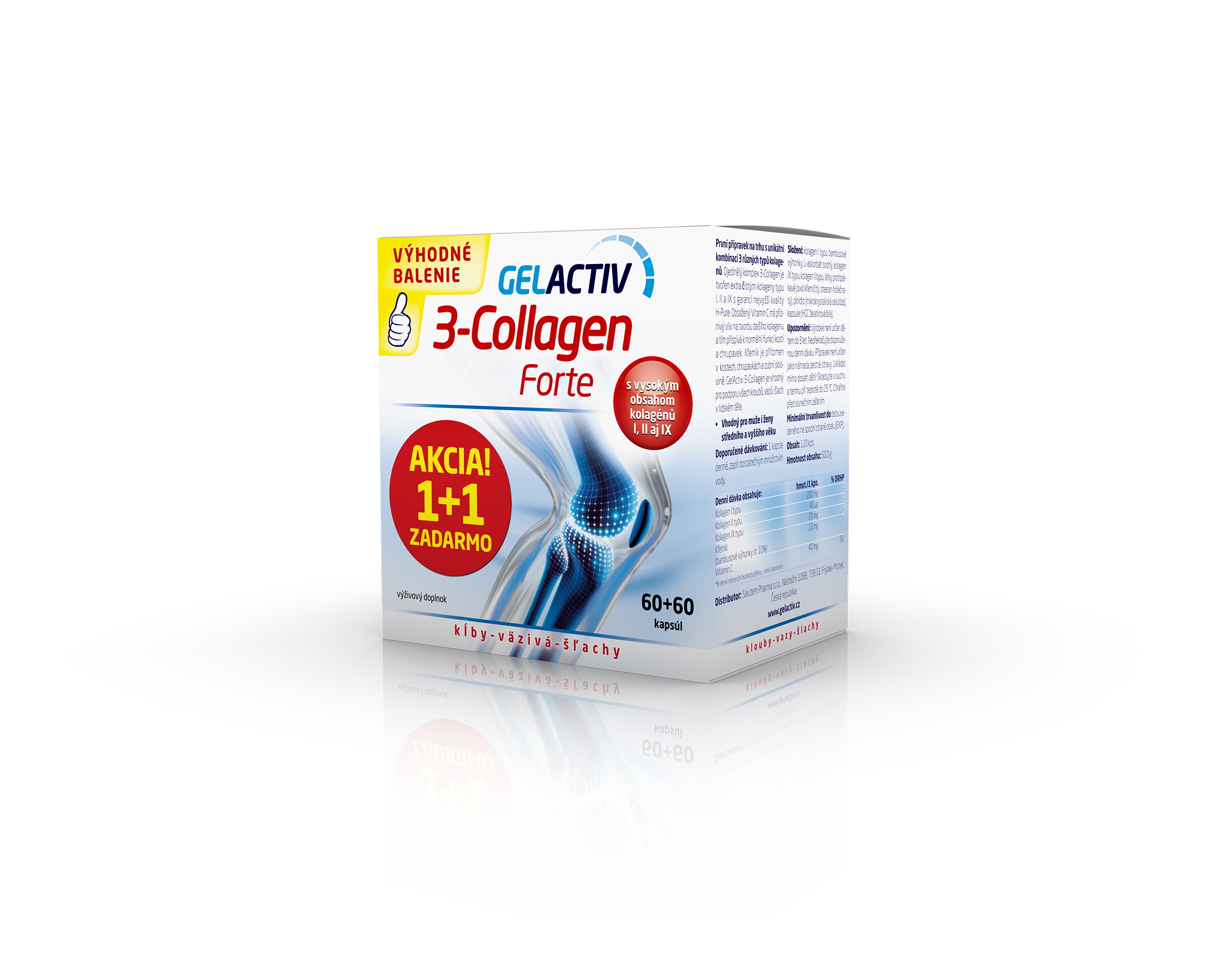 vizu_akce_Gelactiv_3-Collagen_forte_120_SLO_P2_WEB GelActiv 3-Collagen Forte 60+60 cps. zadarmo